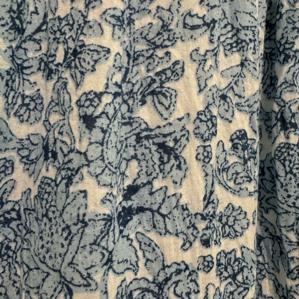 Elan Blue Floral Maxi Dress - Picture 4 of 5